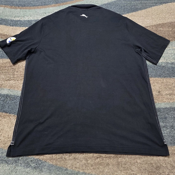 Pittsburgh Steelers Tommy Bahama Polo Shirt Black Men’s XXL - Picture 3 of 8